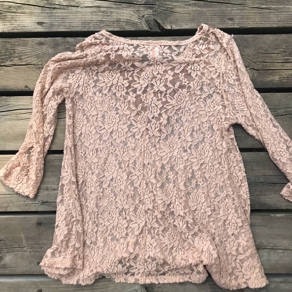 Boho Lace Embellished Tunic Top - Picture 5 of 5